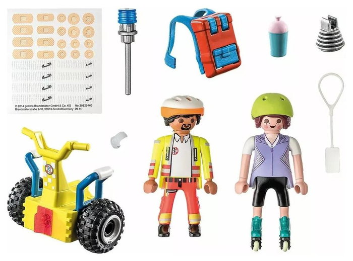 PLAYMOBIL Starter Pack Rescate con Balance Racer City Life 71257 PLAYMOBIL Starter Pack Rescate con Balance Racer City Life 71257