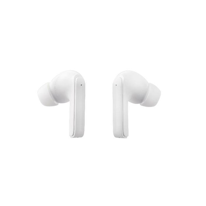 DAEWOO TWS Auriculares Bluetooth 5.3 Blanco con Cancelación Activa de Ruido y Micrófono para Llamadas, Batería 40 mAh/500 mAh
