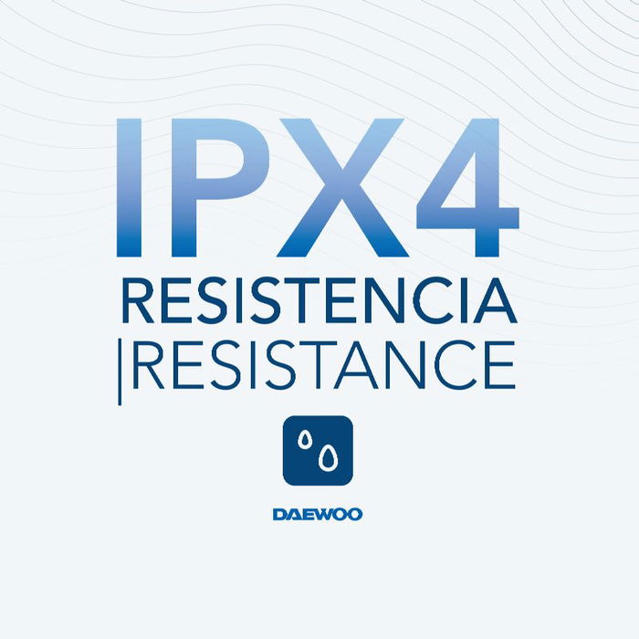 DAEWOO TWS Auriculares Bluetooth 5.3 Blanco con Cancelación Activa de Ruido y Micrófono para Llamadas, Batería 40 mAh/500 mAh