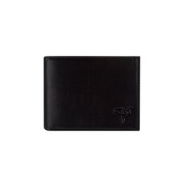 Zoozie Bags Jackson - Black Cartera de Piel Auténtica para Hombre Color Negro 11.5 cm