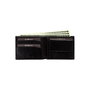 Zoozie Bags Jackson - Black Cartera de Piel Auténtica para Hombre Color Negro 11.5 cm