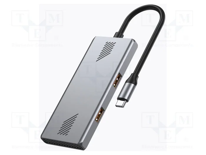 Gembird Hub USB 3.2 Gen 2 con 4 puertos A y C Gembird Hub USB 3.2 Gen 2 con 4 puertos A y C