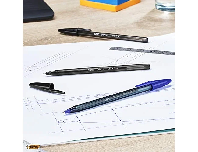 Bic Bolígrafo Cristal Exact Ultra Fine Azul Caja 20 UD