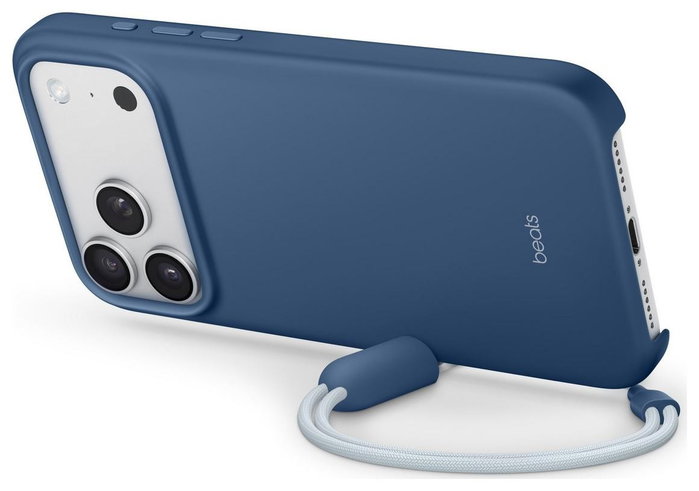 Apple Beats Kickstand Case con MagSafe y Control de Cámara para iPhone 17 Pro Max - Bedrock Blue