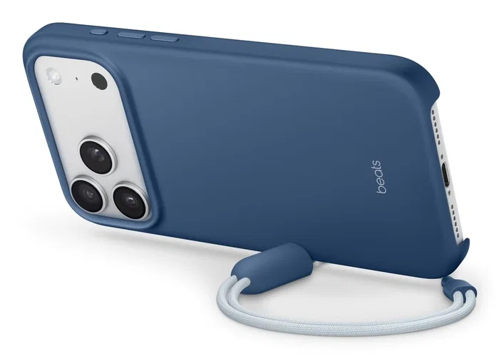 Beats Kickstand Case con MagSafe y Control de Cámara para Apple iPhone 17 Pro Max - Funda Protectora con Soporte Integrado, Azul Bedrock (MGTR4LL/A)