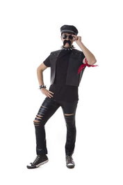 Disfraz para Adultos Motero (6 Piezas)