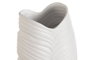 DKD Home Decor Jarrón de Gres Blanco con Detalles de Hoja 21x14x50 cm