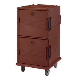 CAMBRO - UPC1600-110 - Carro isotérmico GN de doble compartimento Serie Camcart® - 71,5 x 82 x 135 cm - Marrón