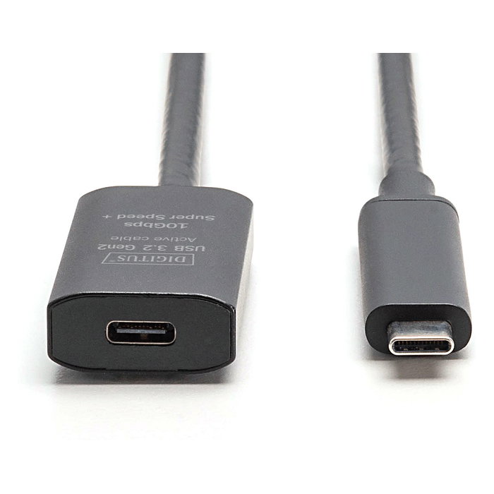 Digitus Cable de extensión USB-C a USB-C 10G 5,0m Digitus Cable de extensión USB-C a USB-C 10G 5,0m