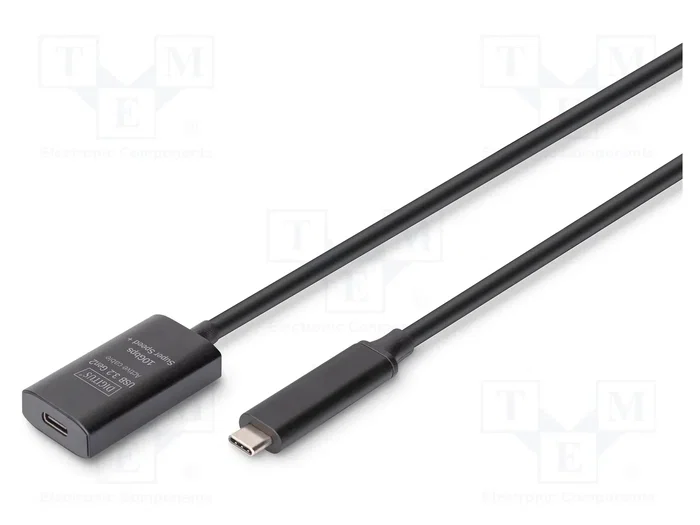 Digitus Cable de extensión USB-C a USB-C 10G 5,0m Digitus Cable de extensión USB-C a USB-C 10G 5,0m