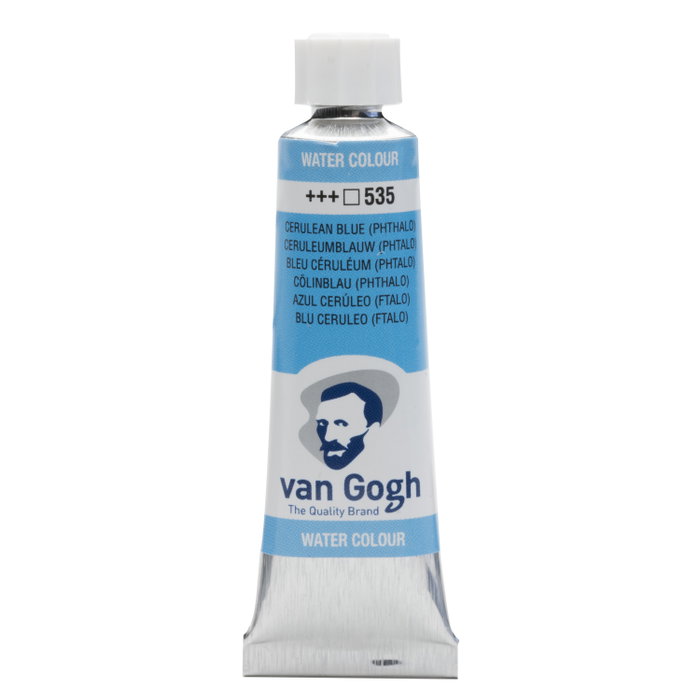 Van Gogh Acuarela Tubo 10 ml Azul Cerúleo (Ftalo) 535 Van Gogh Acuarela Tubo 10 ml Azul Cerúleo (Ftalo) 535