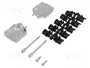 HARTING Carcasa para conectores D-Sub de metal, entrada superior