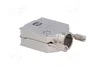 HARTING Carcasa para conectores D-Sub de metal, entrada superior