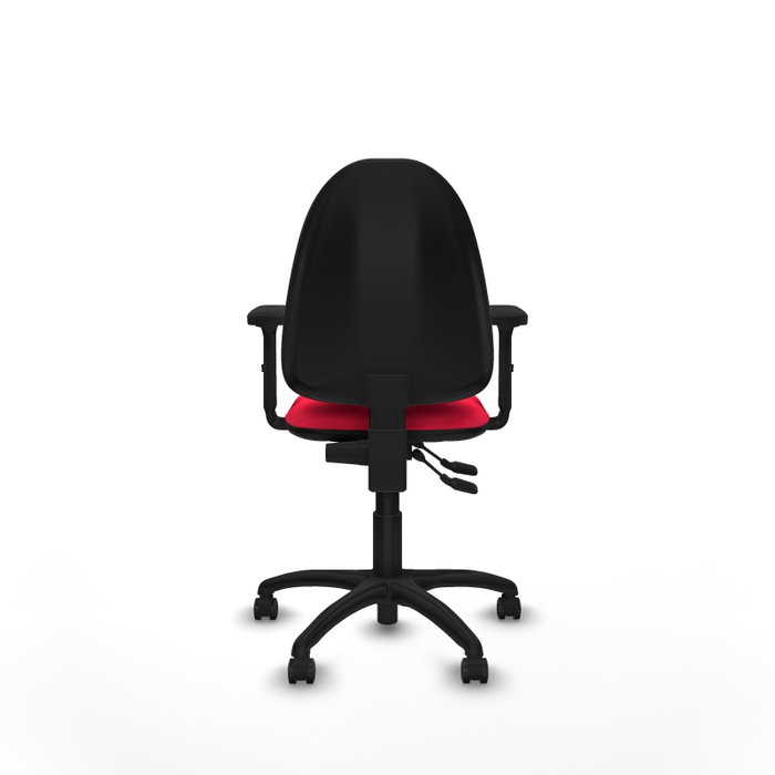 PIQUERAS Y CRESPO Silla de oficina Aýna Rojo con mecanismo de doble maneta PIQUERAS Y CRESPO Silla de oficina Aýna Rojo con mecanismo de doble maneta