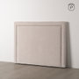 Cabecero Crema Tejido Dormitorio 165 X 7 X 125 cm