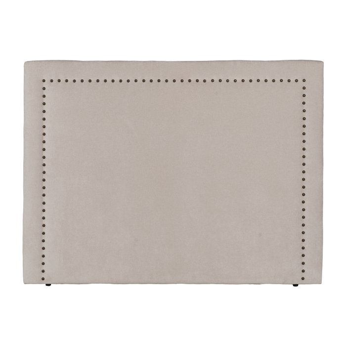 Cabecero Crema Tejido Dormitorio 165 X 7 X 125 cm Cabecero Crema Tejido Dormitorio 165 X 7 X 125 cm