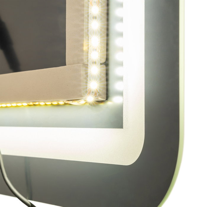 Espejo con Luz Led Decoración 100 X 2,50 X 70 cm Espejo con Luz Led Decoración 100 X 2,50 X 70 cm