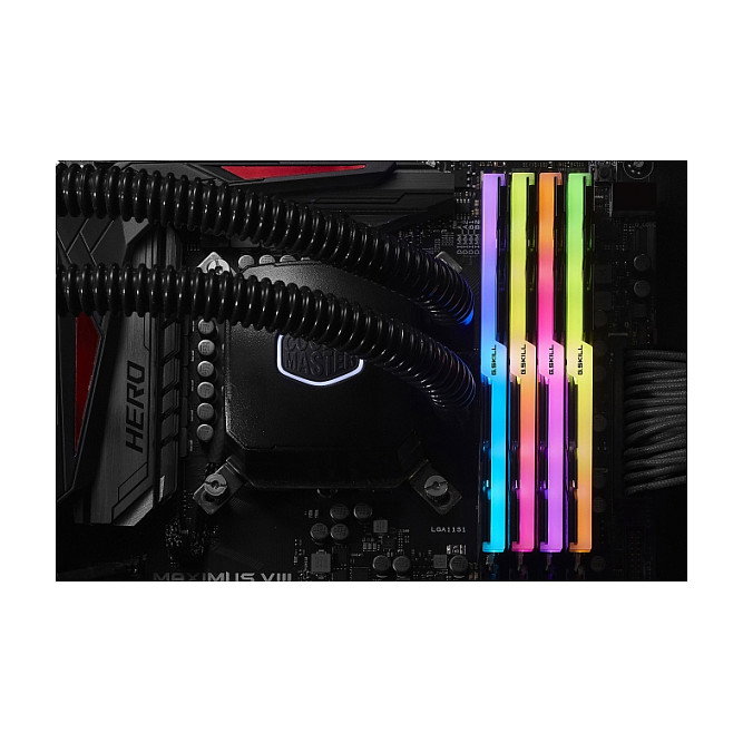 G.Skill F4-3200C16Q-64GTZR Memoria RAM DDR4 RGB 64GB (4x16GB) 3200MHz CL16 Trident Z