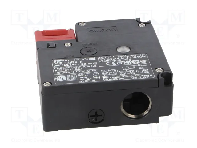OMRON D4NL Interruptor de seguridad acerrojado NC x3 IP67