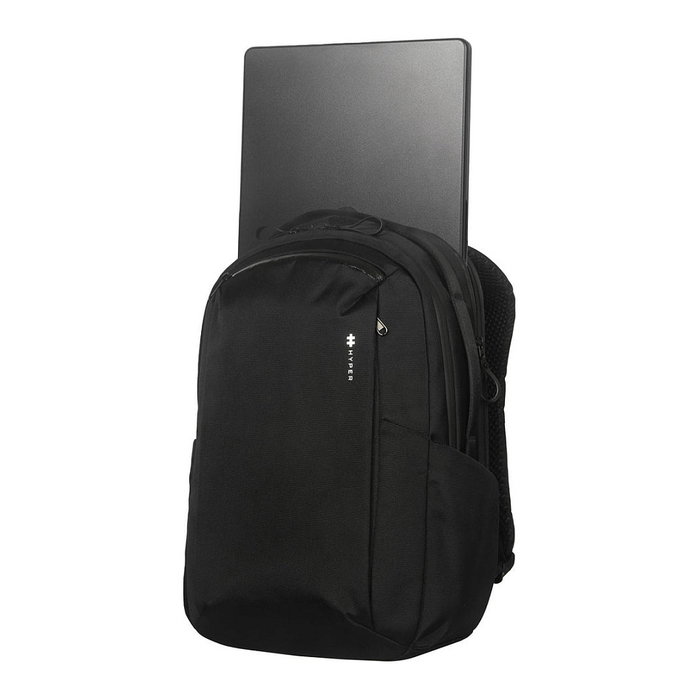 Targus HyperPack - Mochila para portátil Unisex de 16", 21 Litros, 3 Compartimentos, Resistente a la Abrasión, Negro