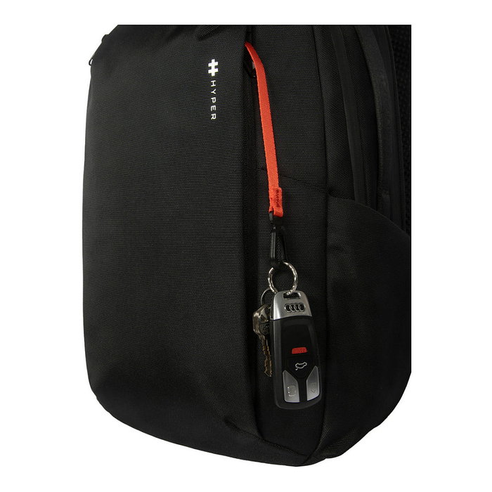 Targus HyperPack - Mochila para portátil Unisex de 16", 21 Litros, 3 Compartimentos, Resistente a la Abrasión, Negro