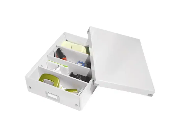 LEITZ Click&Store Caja Organizadora Mediana Blanca LEITZ Click&Store Caja Organizadora Mediana Blanca