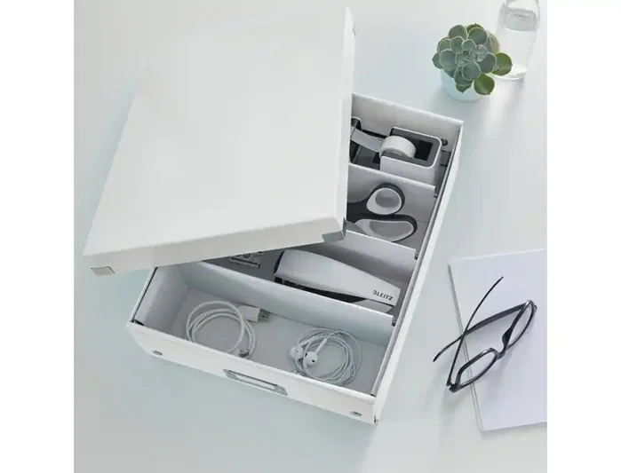 LEITZ Click&Store Caja Organizadora Mediana Blanca LEITZ Click&Store Caja Organizadora Mediana Blanca