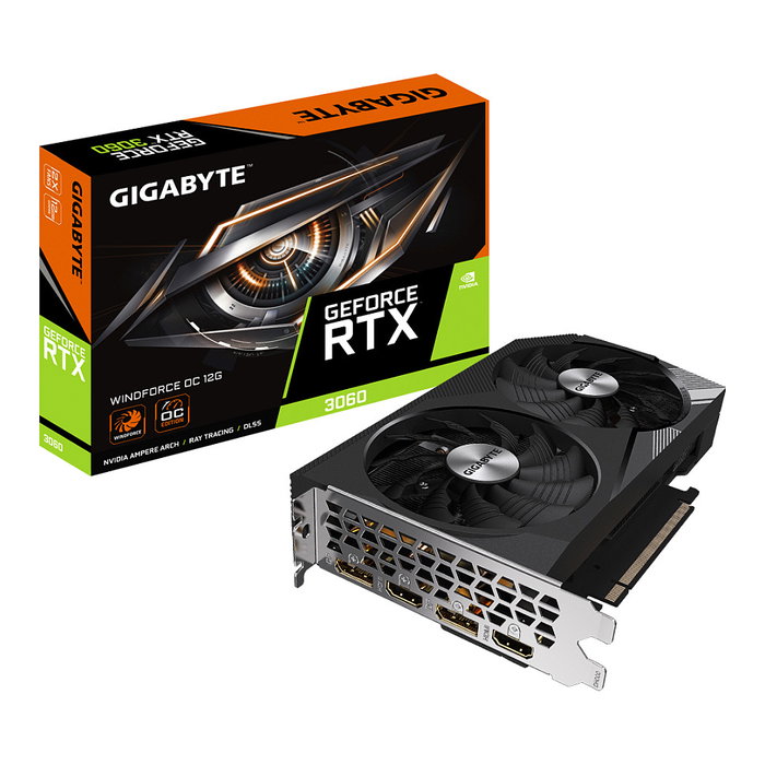 Gigabyte GeForce RTX 3060 Windforce OC 12 GB GDDR6