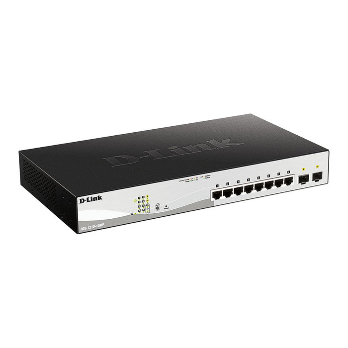 D-Link DGS-1210-10MP Switch Gestionable de 10 Puertos con PoE+ y SFP D-Link DGS-1210-10MP Switch Gestionable de 10 Puertos con PoE+ y SFP