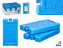 Leknes Set 2 Bloques Acumulador Frío 200ml, Azul, Plástico (PE), Dimensiones 15 x 8.5 x 2.2 cm (Set de 24)