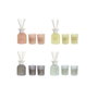 DKD Home Decor Set de 3 Ambientadores Mikado de Cristal 100 ml Urban