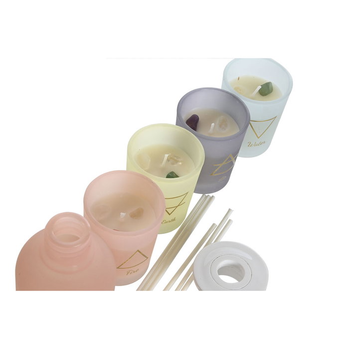 DKD Home Decor Set de 3 Ambientadores Mikado de Cristal 100 ml Urban DKD Home Decor Set de 3 Ambientadores Mikado de Cristal 100 ml Urban