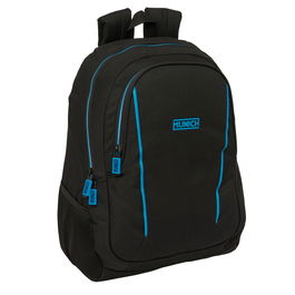 Mochila Escolar Munich Road Azul Negro 32 x 44 x 16 cm