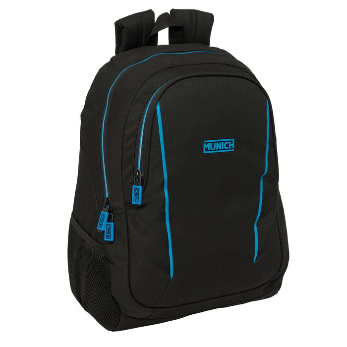 Mochila Escolar Munich Road Azul Negro 32 x 44 x 16 cm Mochila Escolar Munich Road Azul Negro 32 x 44 x 16 cm