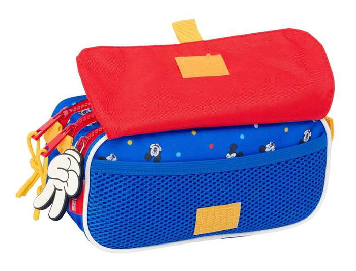 Portatodo Triple Mickey Mouse Clubhouse Good day Azul 21,5 x 10 x 8 cm