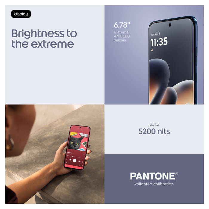 Motorola edge 70 pro PANTONE Titan 256 GB Azul oscuro