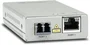 Allied Telesis AT-MMC2000/LC-960 Conversor de Medio Fibra Óptica Gigabit Ethernet, 1000 Mbit/s 1310 nm Multimodo, 2000 m, 1 Puerto RJ-45, 2 Puertos LC, Gris