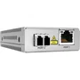 Allied Telesis AT-MMC2000/LC-960 Conversor de Medio Fibra Óptica Gigabit Ethernet, 1000 Mbit/s 1310 nm Multimodo, 2000 m, 1 Puerto RJ-45, 2 Puertos LC, Gris