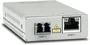 Allied Telesis AT-MMC2000/LC-960 Conversor de Medio Fibra Óptica Gigabit Ethernet, 1000 Mbit/s 1310 nm Multimodo, 2000 m, 1 Puerto RJ-45, 2 Puertos LC, Gris