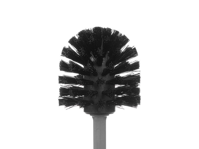 Stefanplast Escobillero Domus Gris Azulado, 11.5x40x11.5 cm, Plástico PP, Organización Baño (Set de 6)