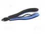 LINDSTRÖM Alicates de corte lateral de precisión ESD 138 mm