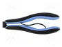 LINDSTRÖM Alicates de corte lateral de precisión ESD 138 mm