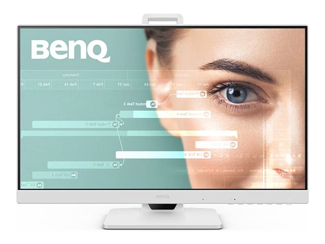 BenQ GW2486TC - Monitor LED 23.8 Pulgadas Full HD IPS, 100 Hz, USB-C 65W, Altavoces y Micrófono, Daisy Chain, Soporte Ergonómico, Carecio Ocular