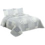 DKD Home Decor Colcha Patchwork Beige 240x260x1 cm