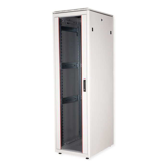 ROLINE Rack de Red 19 Pulgadas 42U Gris, Gabinete Independiente, Ancho 600mm Profundidad 800mm, 600 kg Capacidad, 26.21.0063 ROLINE Rack de Red 19 Pulgadas 42U Gris, Gabinete Independiente, Ancho 600mm Profundidad 800mm, 600 kg Capacidad, 26.21.0063