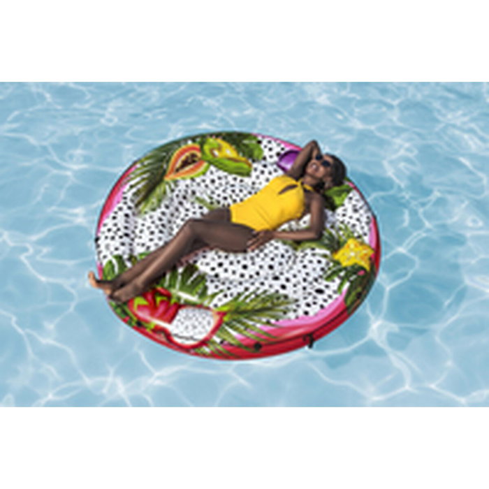 Bestway Isla Flotante Hinchable con Cuerda Fruta de la Pasión D188cm
