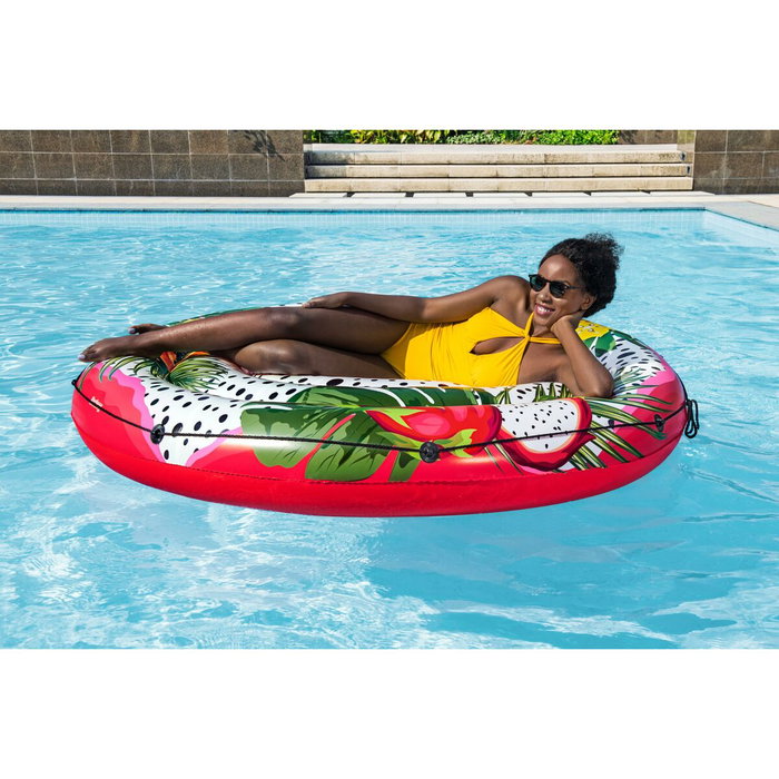 Bestway Isla Flotante Hinchable con Cuerda Fruta de la Pasión D188cm