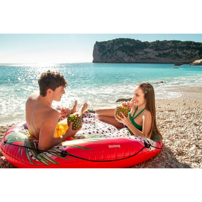 Bestway Isla Flotante Hinchable con Cuerda Fruta de la Pasión D188cm