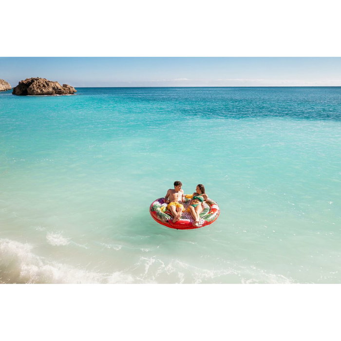 Bestway Isla Flotante Hinchable con Cuerda Fruta de la Pasión D188cm