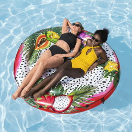 Bestway Isla Flotante Hinchable con Cuerda Fruta de la Pasión D188cm